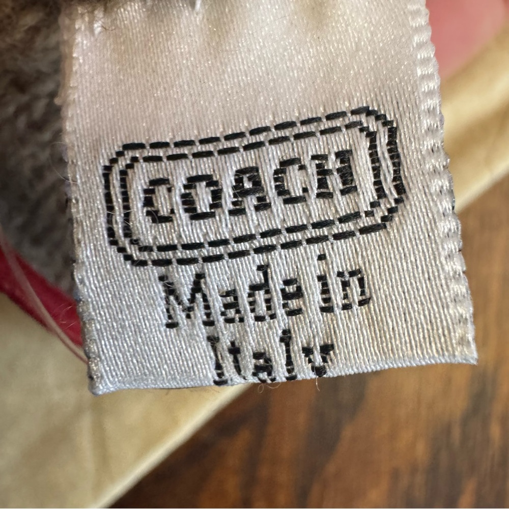 Coach Red Leather Accessory - Picture 6 of 6